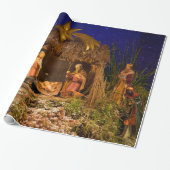 Nativiteitsscène Cadeaupapier (Uitgerold)