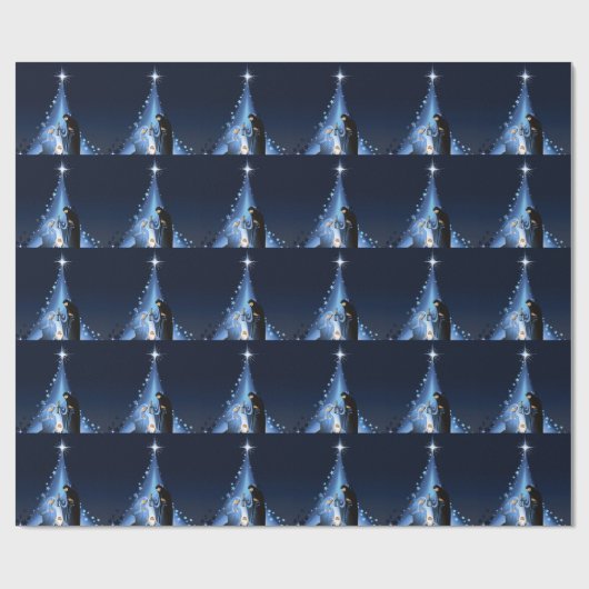 Nativiteitsscène Cadeaupapier (Vlak)