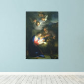 Nativiteitsscène Canvas Afdruk (Insitu (Houten vloer))