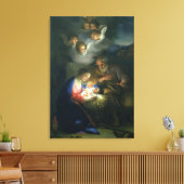 Nativiteitsscène Canvas Afdruk (Insitu (Woonkamer))