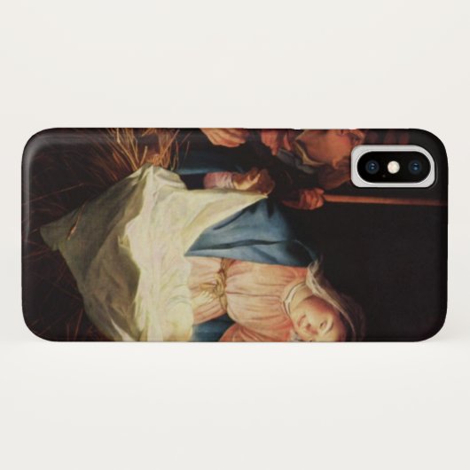 Nativiteitsscène Case-Mate iPhone Case (Achterkant (horizontaal))