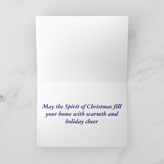 Nativiteitsscène Feestdagen Kaart (Binnen)