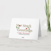 Nativiteitsscène Feestdagen Kaart (Achterkant)