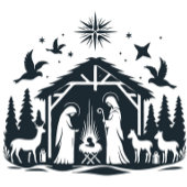 Nativiteitsscène Feestdagenkaart