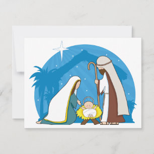 Nativiteitsscène Feestdagenkaart