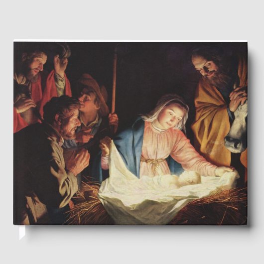 Nativiteitsscène Gastenboek (Voorkant)