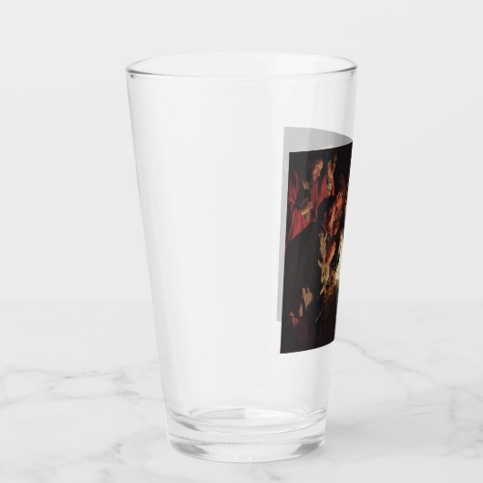 Nativiteitsscène Glas (Rechts)