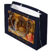 Nativiteitsscène Groot Cadeauzakje (Achterkant Gekanteld)