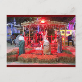 Nativiteitsscène in Tulum (telefooncontrole) Feestdagenkaart