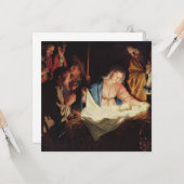 Nativiteitsscène Kaart (Voorkant / Achterkant in situ)