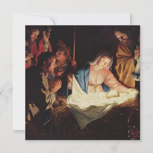 Nativiteitsscène Kaart (Voorkant)