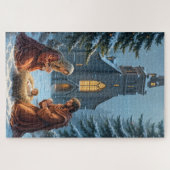 Nativiteitsscène Kerstmis Legpuzzel (Horizontaal)