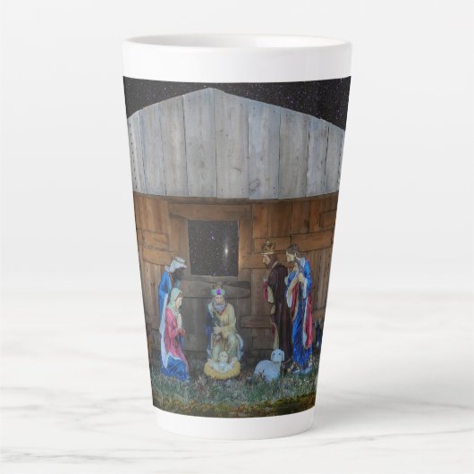 Nativiteitsscène Latte Mok (Voorkant)