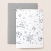 Nativiteitsscène Luxe echte kerstkaarten voor Foli Folie Kaarten (Met envelop)