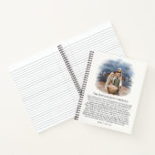 Nativiteitsscène - Mary, Joseph & Newborn Baby Jes Notitieboek (Binnen)