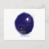 Nativiteitsscène / Mary kreeg geen epidurale Briefkaart (Voorkant)