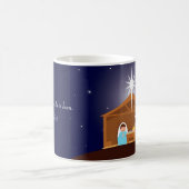 Nativiteitsscène met bijbelversie koffiemok (Center)