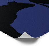 Nativiteitsscène met Kerstmis Poster (Hoek)