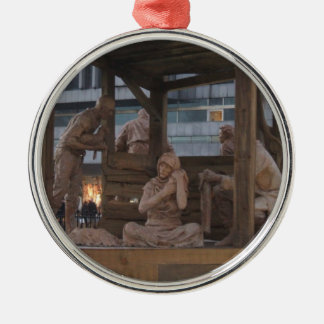 Nativiteitsscène Metalen Ornament