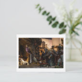 Nativiteitsscène op het Vaticaan Briefkaart (Staand voorkant)