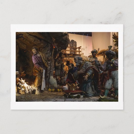 Nativiteitsscène op het Vaticaan Briefkaart (Voorkant)