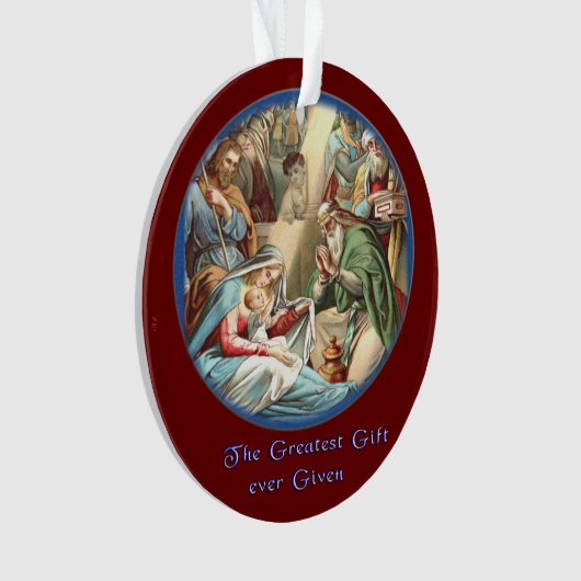 Nativiteitsscène Ornament (voorkant)