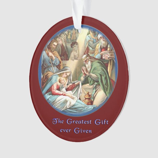 Nativiteitsscène Ornament (voorkant)