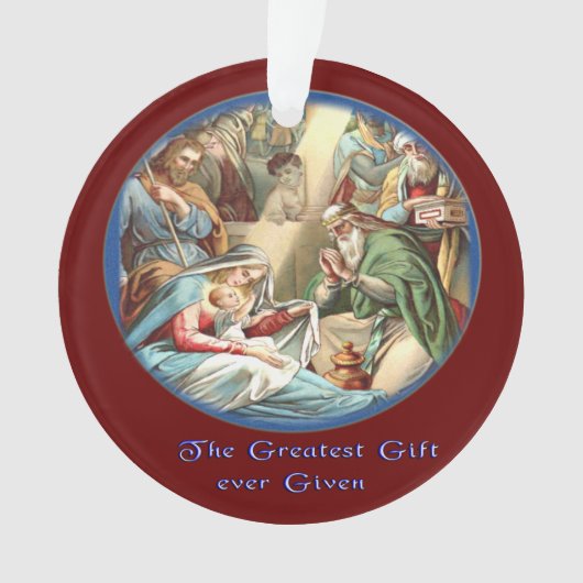 Nativiteitsscène Ornament (voorkant)