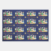 Nativiteitsscène personaliseren inpakpapier vel (Voorkant)