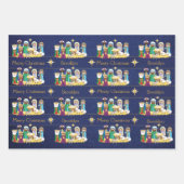 Nativiteitsscène personaliseren inpakpapier vel (Voorkant)