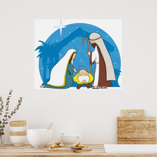 Nativiteitsscène Poster (Keuken)
