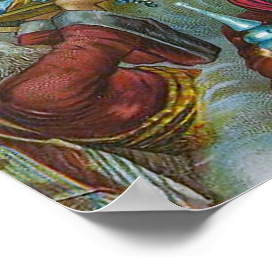 "Nativiteitsscène" Poster (Hoek)