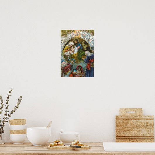 "Nativiteitsscène" Poster (Keuken)