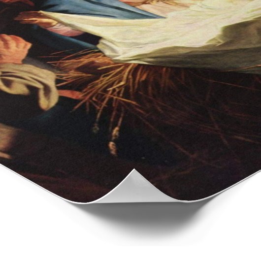 Nativiteitsscène Poster (Hoek)