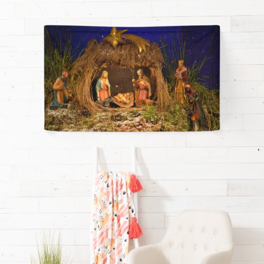 Nativiteitsscène Spandoek (Insitu)