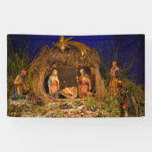 Nativiteitsscène Spandoek (Horizontaal)