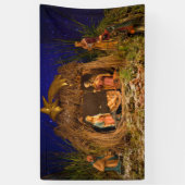 Nativiteitsscène Spandoek (Verticaal)