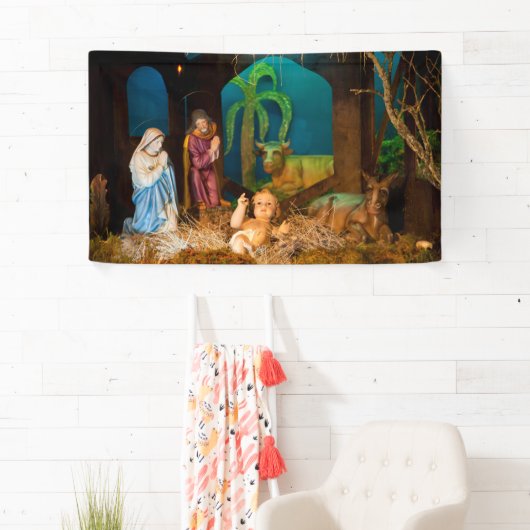 Nativiteitsscène Spandoek (Insitu)