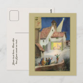  nativiteitsscène, ster van Bethlehem Briefkaart (Voorkant / Achterkant)