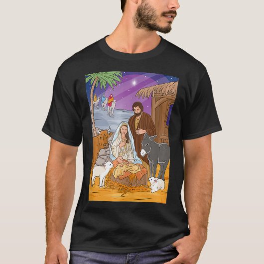 Nativiteitsscène T-shirt (Voorkant)
