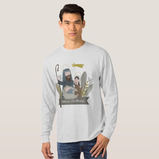 Nativiteitsscène T-shirt (Voorkant volledig)