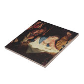 Nativiteitsscène Tegeltje (Zijkant)