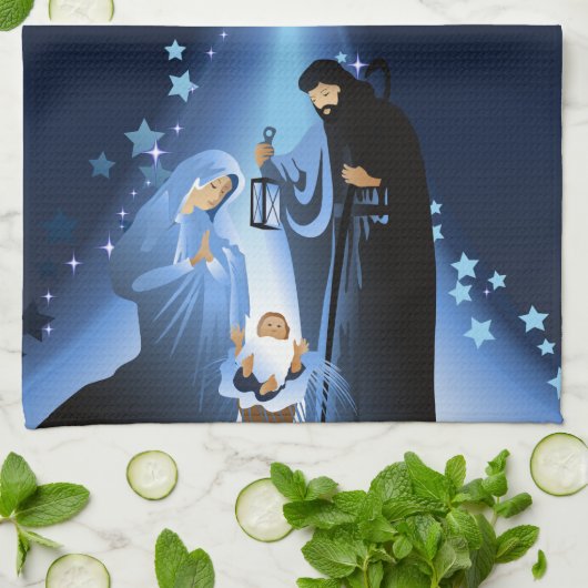 Nativiteitsscène Theedoek (Gevouwen)