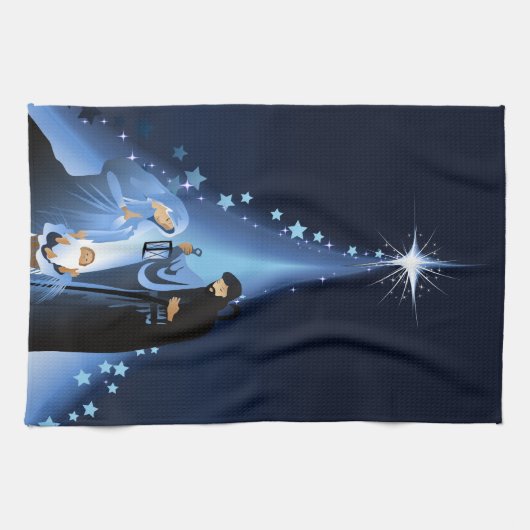 Nativiteitsscène Theedoek (Horizontaal)