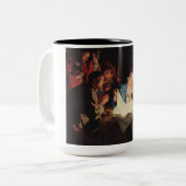 Nativiteitsscène Tweekleurige Koffiemok (Voorkant links)