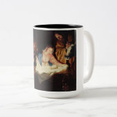 Nativiteitsscène Tweekleurige Koffiemok (Voorkant rechts)