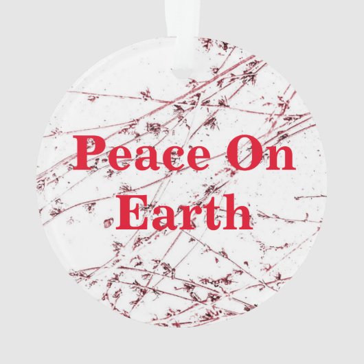 Nativiteitsscène uit een kerk ornament (achterkant)