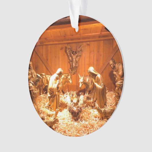 Nativiteitsscène uit een kerk ornament (voorkant)