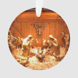 Nativiteitsscène uit een kerk ornament