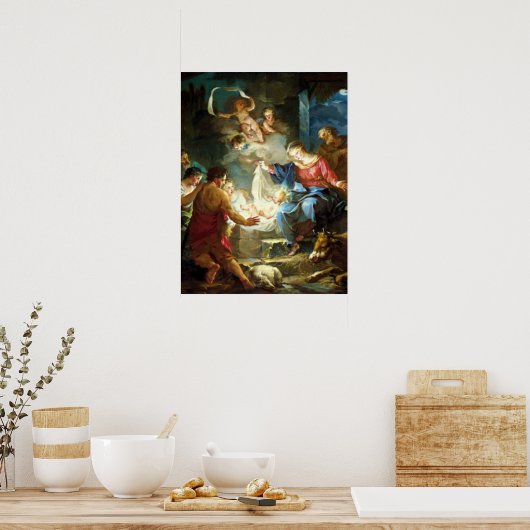 Nativiteitsscène voor Kerstmis - Pierre Poster (Keuken)